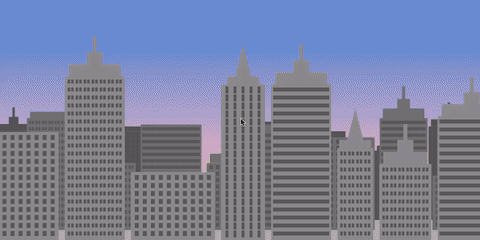 Animated skyline